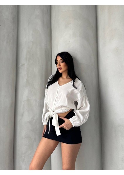 Mottisfashion Bağlama Detaylı Gömlek modelleri