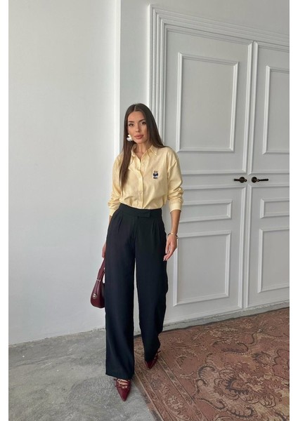 Mottisfashion Siyah Pantolon modelleri