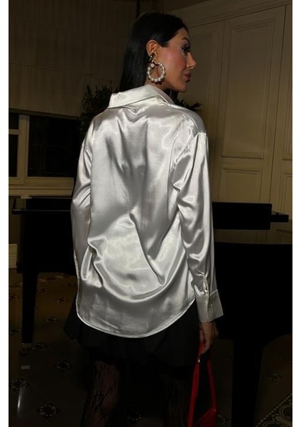 Mottisfashion Premium Saten Gömlek 3438 fırsatları