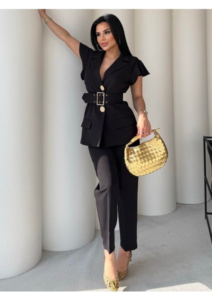 Mottisfashion Vatkalı Yelek Pantolon Ikili Takım modelleri