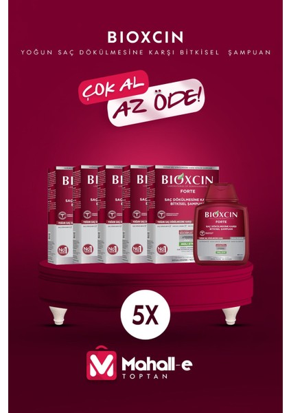 Forte Şampuan 300 ml Ylbitkisel Şampuan 5'li