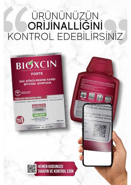 Forte Şampuan 300 ml Ylbitkisel Şampuan 5'li fırsatları