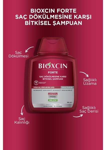 Forte Şampuan 300 ml Ylbitkisel Şampuan 5'li indirimleri