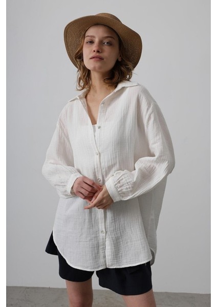 Mottisfashion Gömlek - Beyaz modelleri