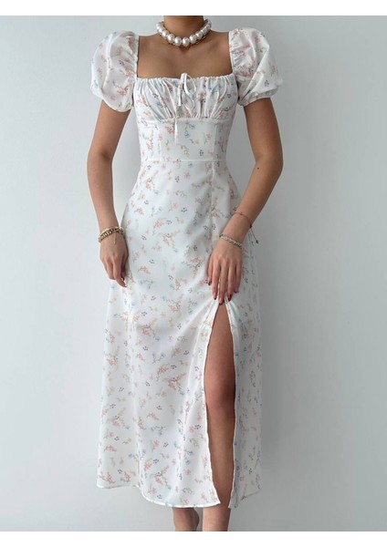 Mottisfashion Zeze Balon Kol Elbise fiyatları