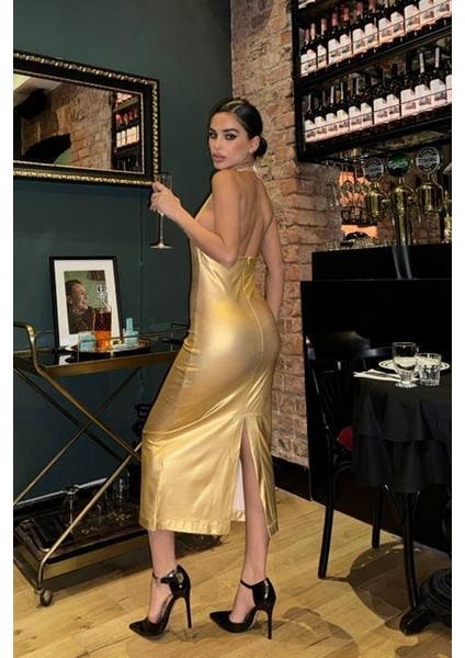 Mottisfashion Felicia Sırt Dekolteli Elbise 2583-08 fırsatları