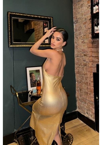 Mottisfashion Felicia Sırt Dekolteli Elbise 2583-08 indirimleri