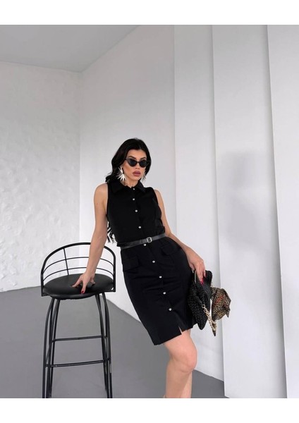 Mottisfashion Gömlek Yaka Elbise fiyatları