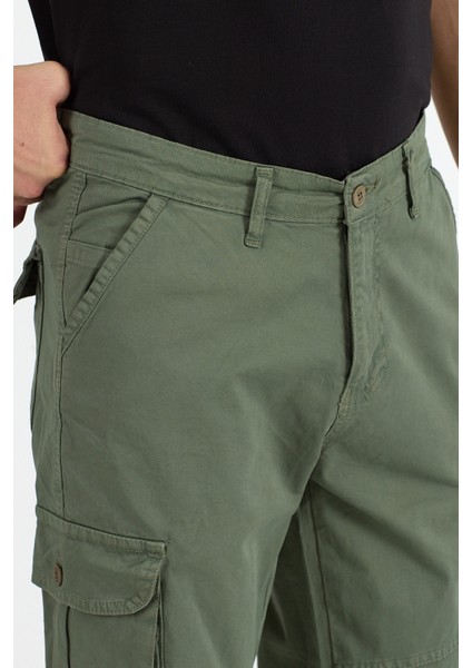 Erkek Rahat Kesim Pamuklu Kargo Pantolon Kargo fiyatları