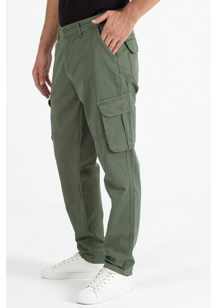 Erkek Rahat Kesim Pamuklu Kargo Pantolon Kargo modelleri