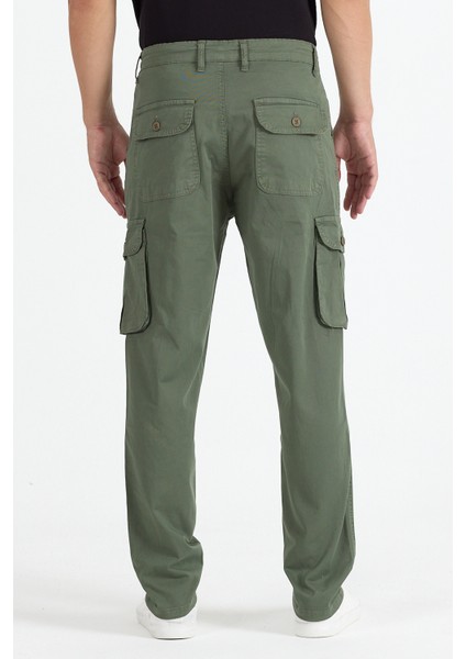 Erkek Rahat Kesim Pamuklu Kargo Pantolon Kargo fırsatları