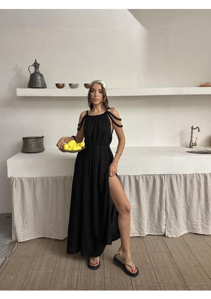 Mottisfashion Keten Elbise fırsatları