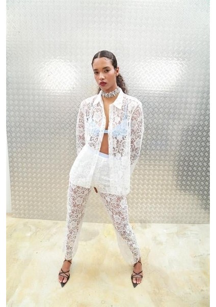 Mottisfashion Beluga Dantel Pantolon Takım 9589-08 fiyatları