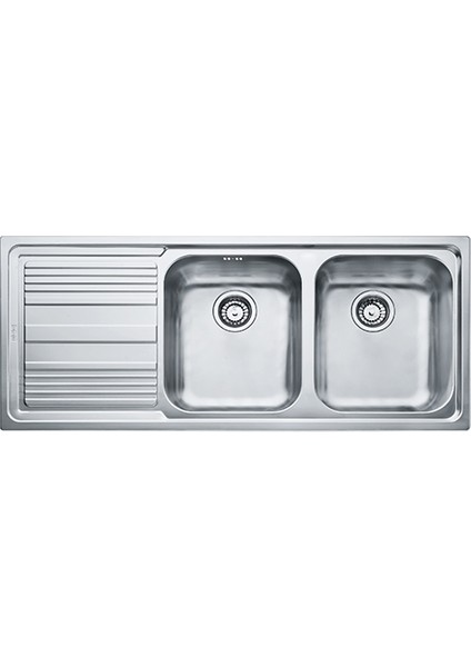 Lll 621 Sol Damlalıklı Tezgah Üstü Dekorlu Logicaline Inox Eviye