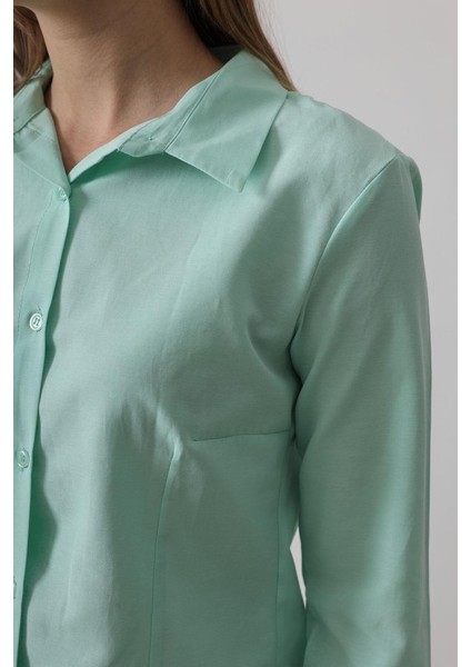 Mottisfashion Basic Gömlek - Mint fırsatları
