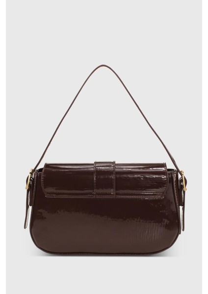 Kahverengi Kadın Ayarlanabilir Askılı Mıknatıs ve Fermuar Kapamalı El-Omuz Çantası 263 fırsatları