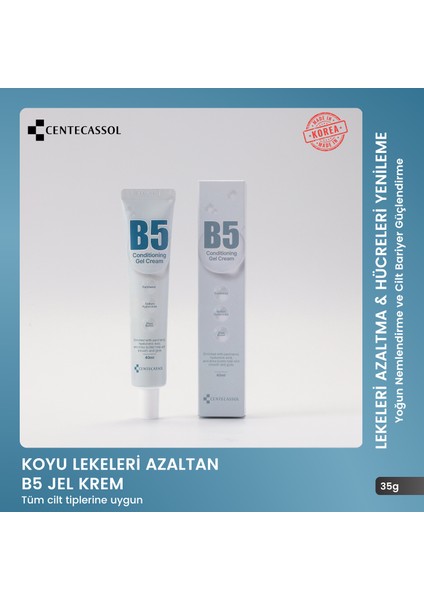 Koyu Lekeleri Azaltıcı Ve Derin Nemlendirici B5 Jel Krem