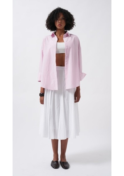 Mottisfashion Çizgili Basic Gömlek fiyatları