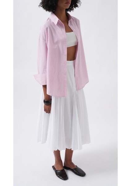 Mottisfashion Çizgili Basic Gömlek fırsatları