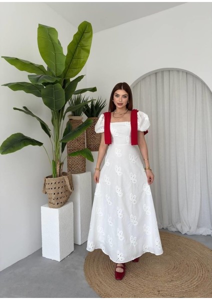 Mottisfashion Graf Balon Kol Elbise