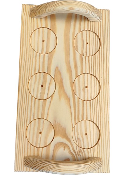 6'lı Çam Ağacı Çerezlik ve Sunum Tepsisi modelleri