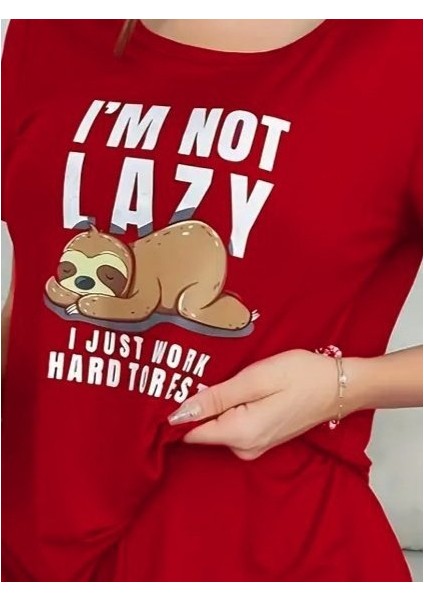 Mottisfashion Kadın Kısa Kollu Bisiklet Yaka Baskılı Viskon Bluz ve Şort Ikili Takım modelleri