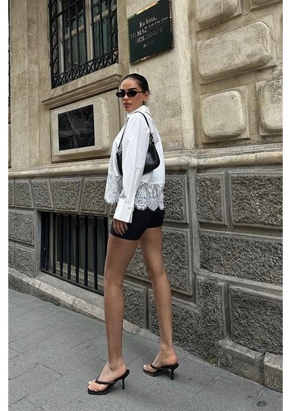 Mottisfashion Andrea Dantel Detay Gömlek 3385-08 modelleri
