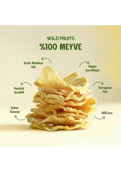 Kurutulmuş Ananas - Soft Dried - Atıştırmalık Kuru Meyve 3 x 50 gr modelleri