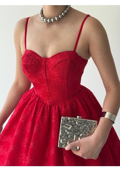 Mottisfashion Toba Ip Askılı Elbise
