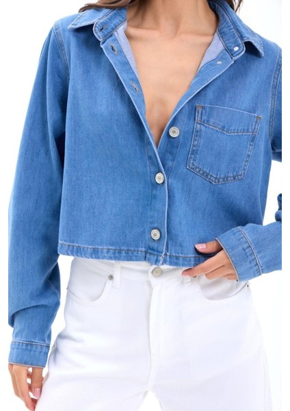 Mottisfashion 7367 Kot Gömlek-Mavi fırsatları