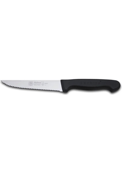 61005LZ - Lazerli Tırtıklı Sebze, Steak ve Biftek Bıçağı 12,5 cm
