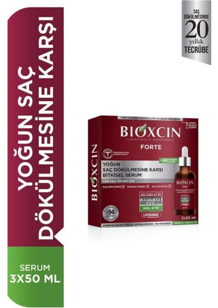 Forte Saç Dökülmelerine Karşı Serum 3X50ML