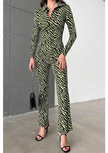 Mottisfashion Carmella Animal Desenli Takım 9190 -08 modelleri