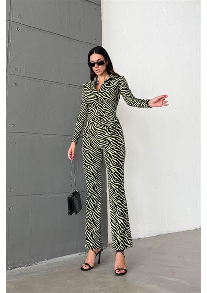 Mottisfashion Carmella Animal Desenli Takım 9190 -08 fırsatları