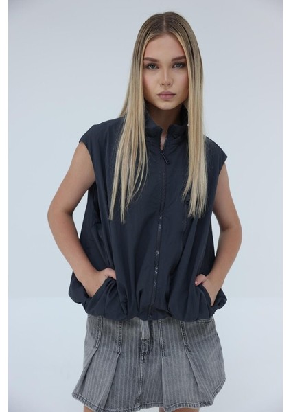Mottisfashion Paraşüt Yelek - Antrasit modelleri
