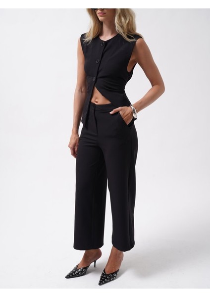 Mottisfashion Bol Paça Midi Boy Pantolon fırsatları