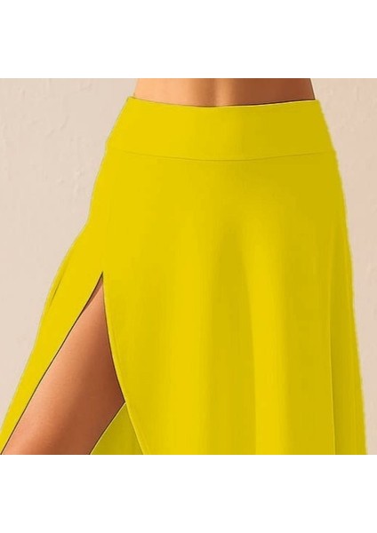 Mottisfashion Kadın Cep Detay Taytlı Sandy Etek fiyatları