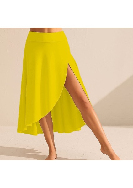 Mottisfashion Kadın Cep Detay Taytlı Sandy Etek modelleri