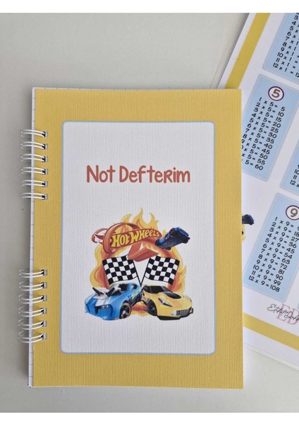 Hot Çarpım Tablosu Pvc ve A5 Kareli Not Defteri Seti modelleri