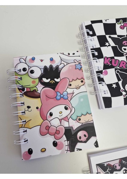 Kuromi Temalı A6 Boyut 3'lü Not Defteri Seti fiyatları