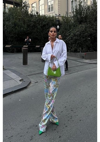 Mottisfashion Mirian Sırt Dekolteli Gömlek 3228-08