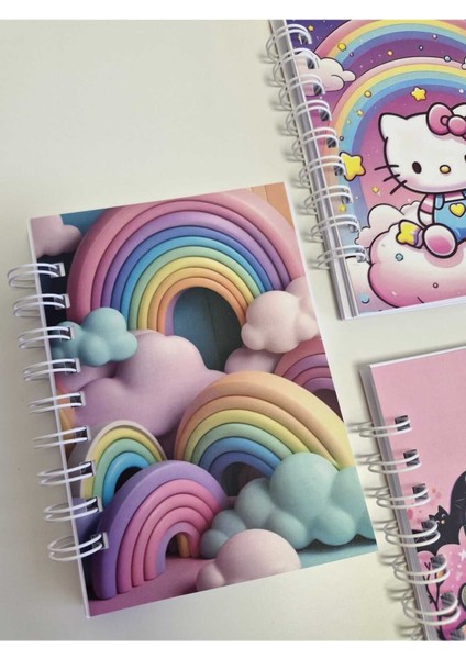 Hello Kitty Temalı A6 Boyut 3'lü Not Defteri Seti fiyatları