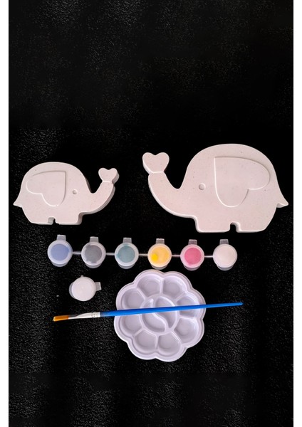 Biblo/beton Tozu/boyanabilir Ham Obje/fil Figür Boyama Seti/ Hediyelik fiyatları