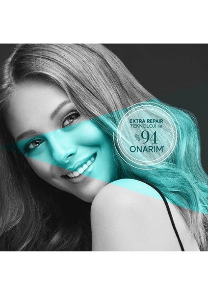 Keratin & Argan Onarıcı Şampuan 300 ml - Yıpranmış ve Hasar Görmüş Saçlar 3'lü