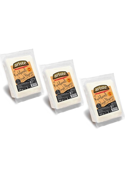 3'lü Kırklareli Tam Yağlı İnek Beyaz Peyniri 600 gr (200 gr x 3)