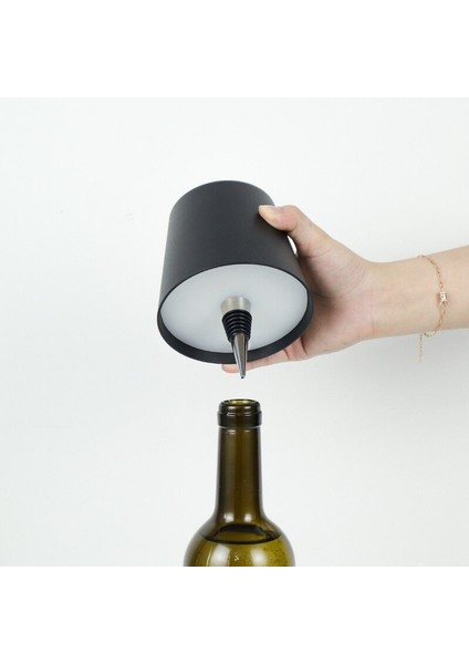 Cam Şişe Uyumlu Masa Lambası Ambiyans Işığı Şarjlı 3 Renk Parlaklığı Ayarlanabilir fiyatları