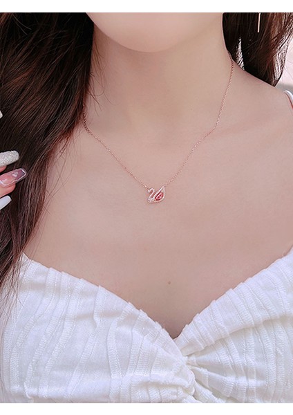5469989 Swarovski Kolye Dazzling Swan:necklace Czmo/ros indirimleri