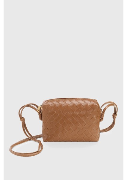 Taba Örgü Detaylı Çapraz Askılı El Ve Omuz Çanta 260