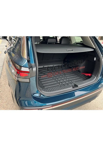 2025 Volkswagen Tayron (Alt Kademe) Uyumlu 3D Kauçuk Bagaj Havuzu