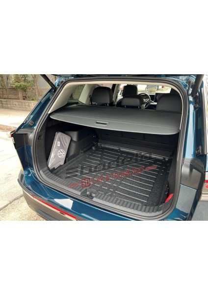 2025 Volkswagen Tayron (Alt Kademe) Uyumlu 3D Kauçuk Bagaj Havuzu